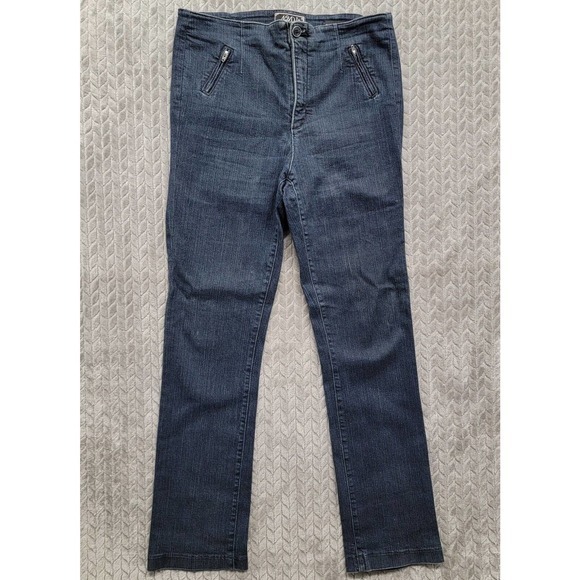 NYDJ Not Your Daughters Jeans Dark Denim High Rise Women's Size 32‎ - Picture 1 of 14